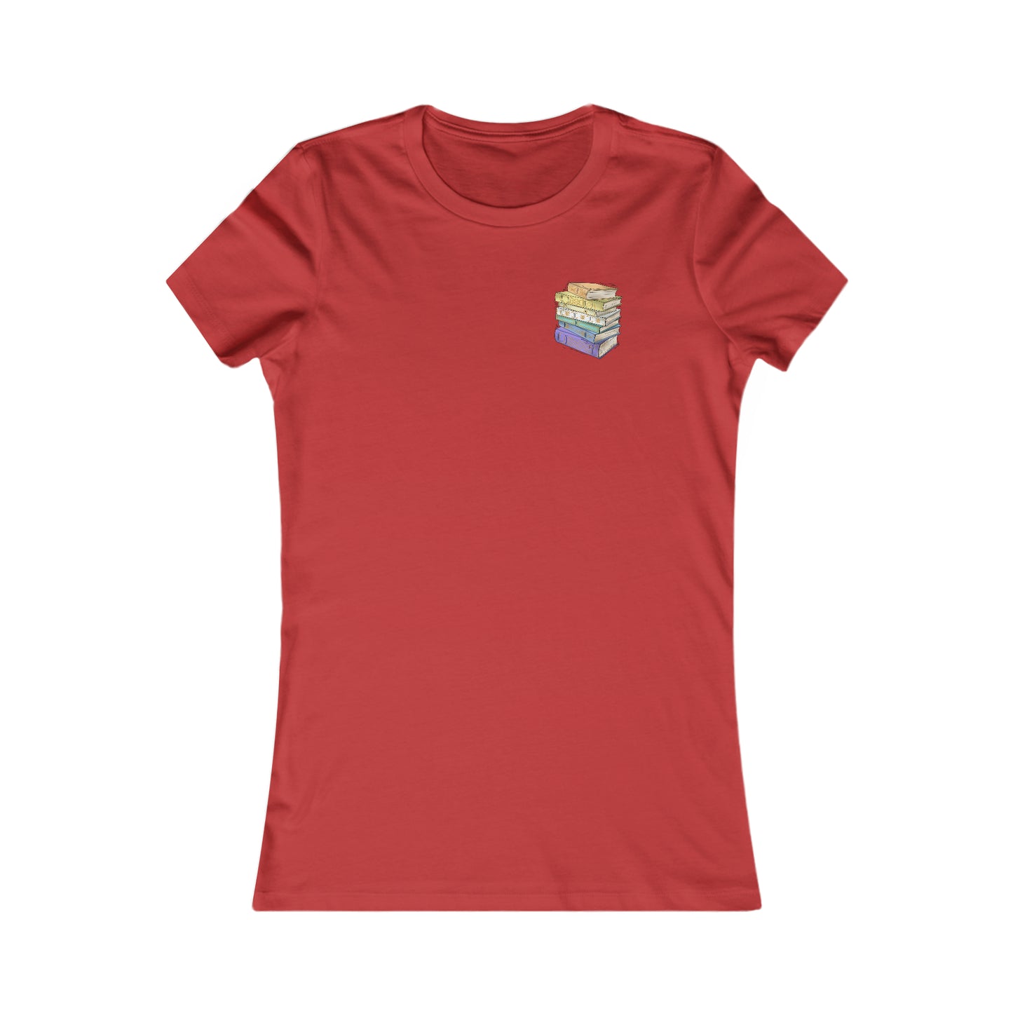 Genderfaun Pride Flag Old Books - Women's T-Shirt