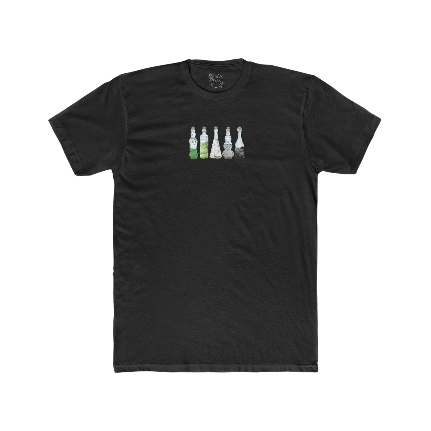 Aromantic Pride Flag Potion Bottles - Men's T-Shirt