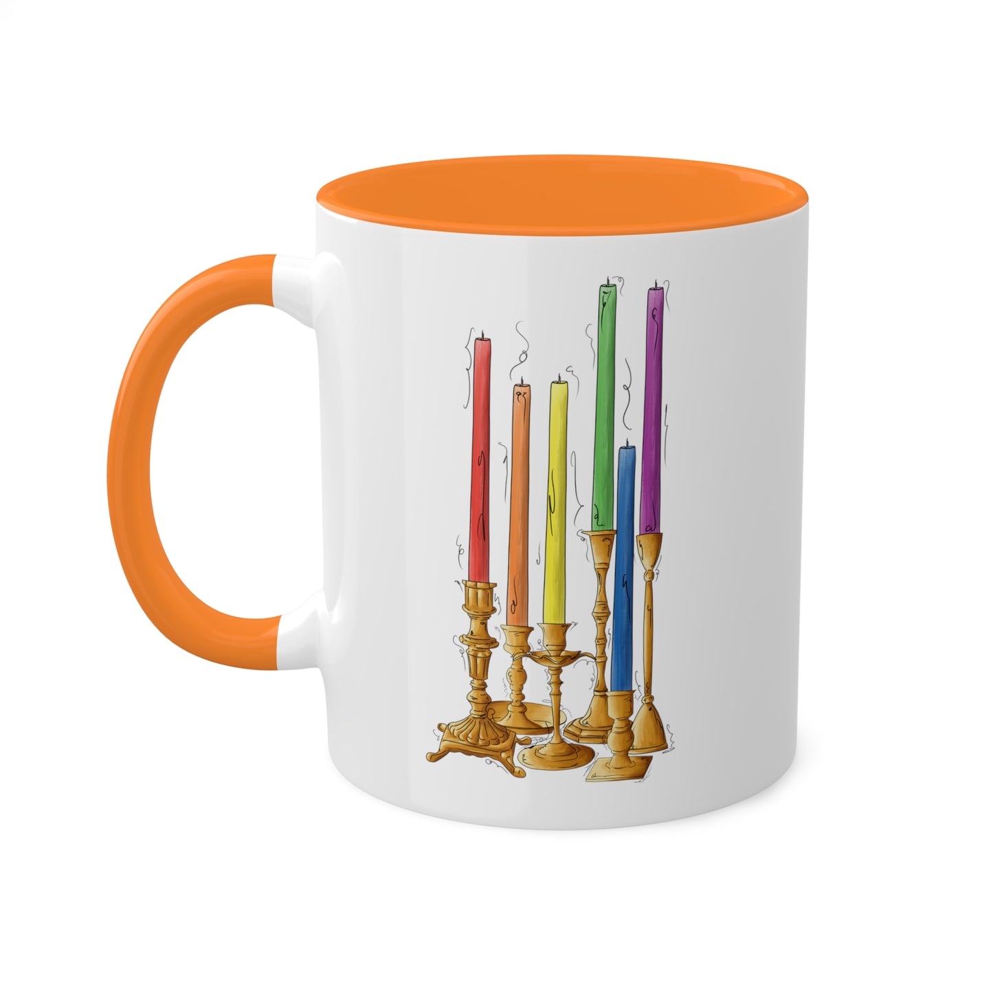 Gay Pride Flag Candlesticks - Mug