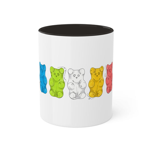 Queer Pride Flag Gummy Bears - Mug