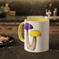 Intersex Pride Flag Mushrooms - Mug