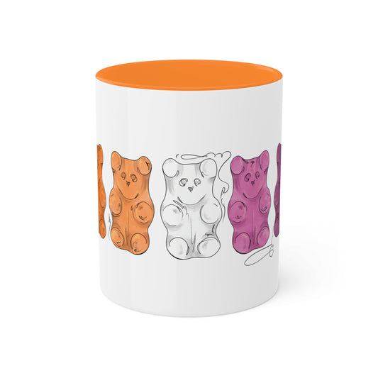 Lesbian Pride Flag Gummy Bears - Mug