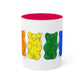 Gay Pride Flag Gummy Bears - Mug