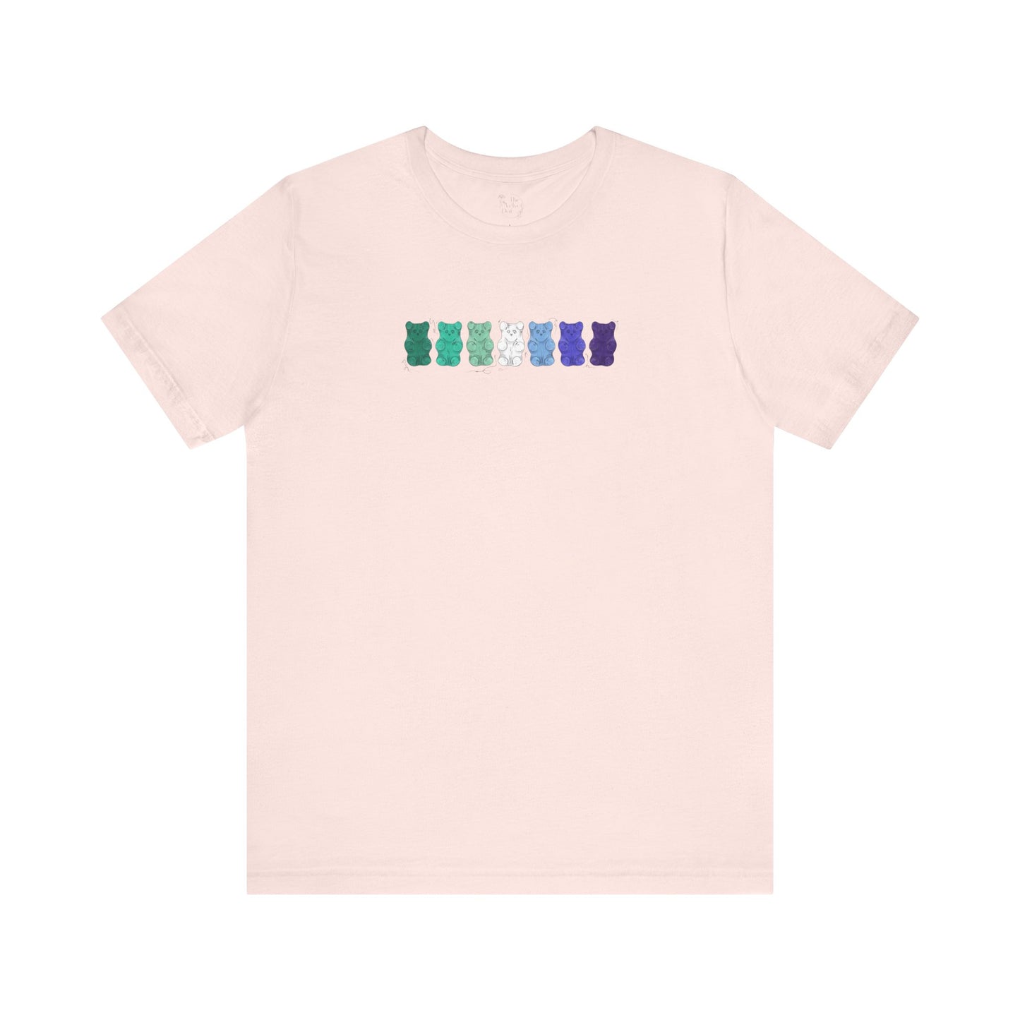 Gay Male Pride Flag Gummy Bears - Unisex T-Shirt