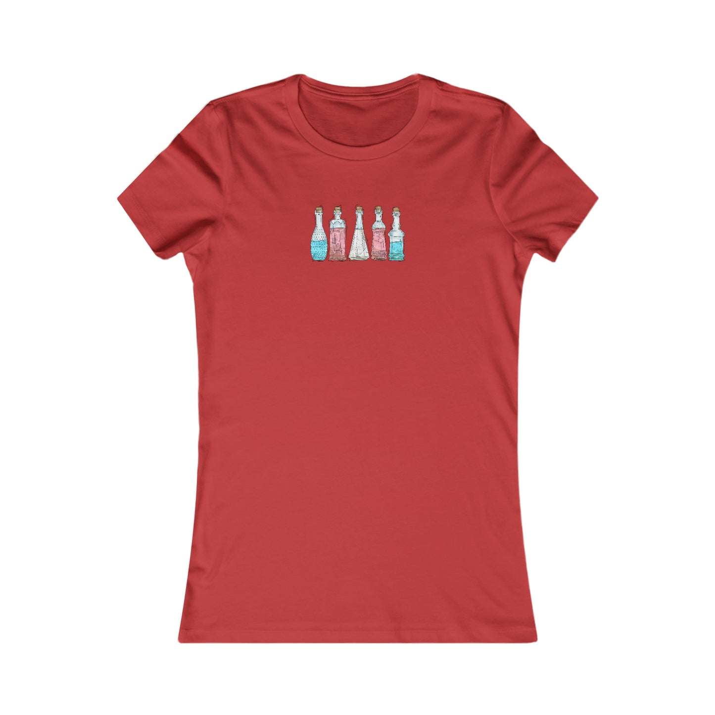 Transgender Pride Flag Potion Bottles - Women's T-Shirt