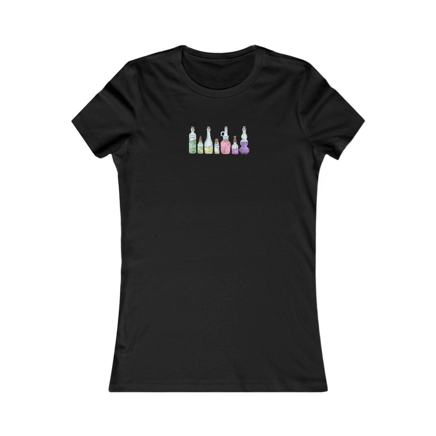 Genderfae Pride Flag Potion Bottles - Women's T-Shirt