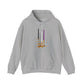 Asexual Pride Flag Candlesticks - Adult Unisex Hoodie