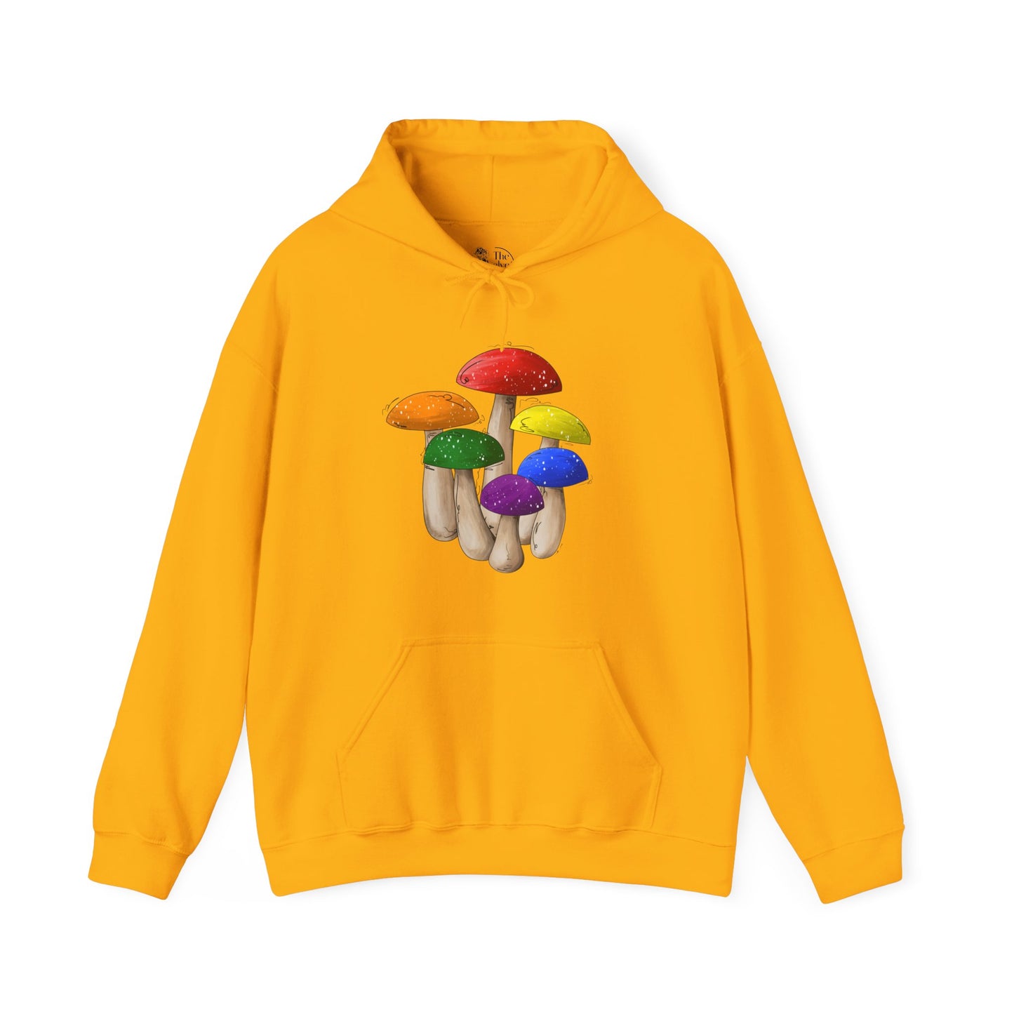 Gay Pride Flag Mushrooms - Adult Unisex Hoodie