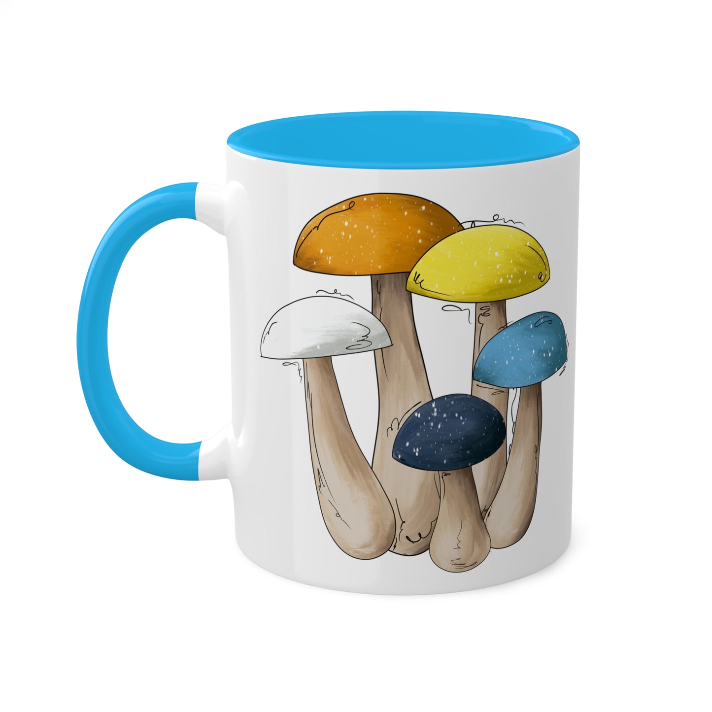 Aroace Pride Flag Mushrooms - Mug