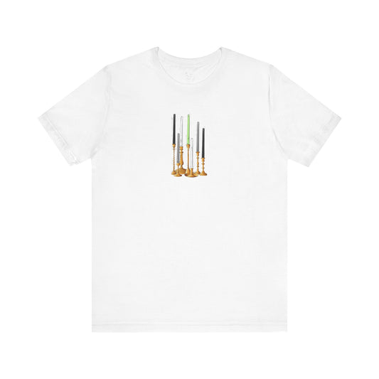 Agender Pride Flag Candlesticks - Unisex T-Shirt