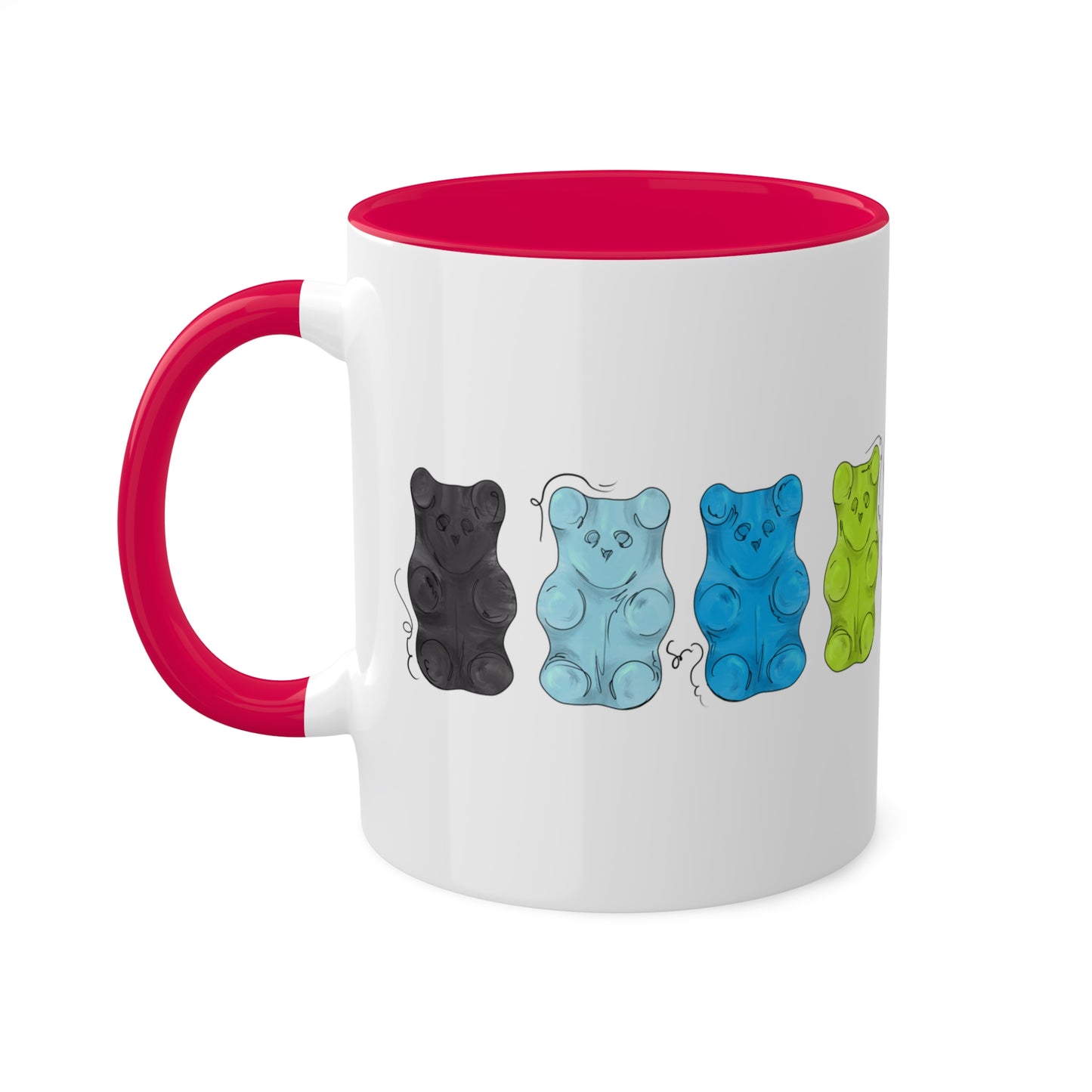 Queer Pride Flag Gummy Bears - Mug