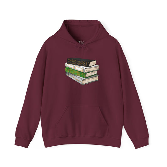 Demiromantic Pride Flag Old Books - Adult Unisex Hoodie