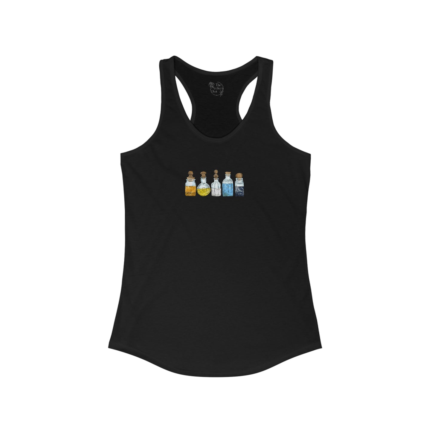 Aroace Pride Flag Potion Bottles - Womens Tank Top