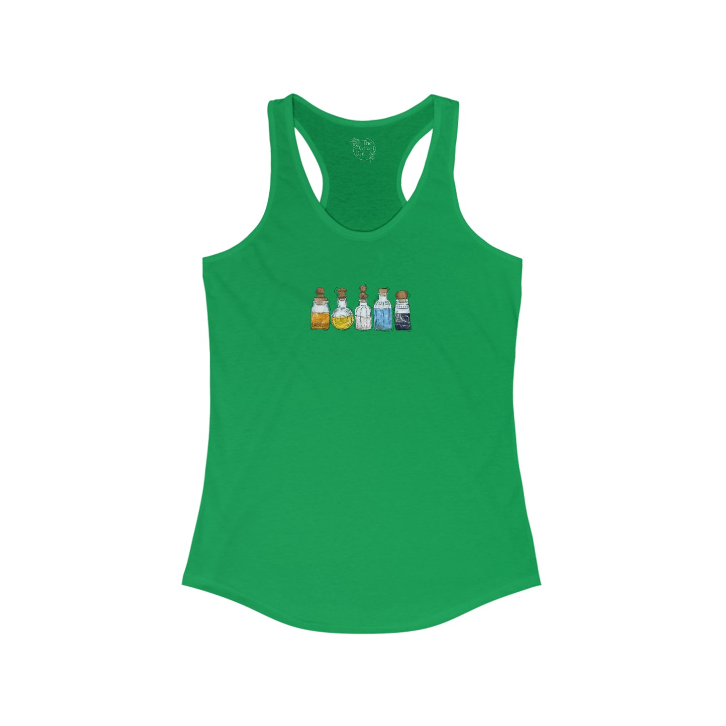 Aroace Pride Flag Potion Bottles - Womens Tank Top