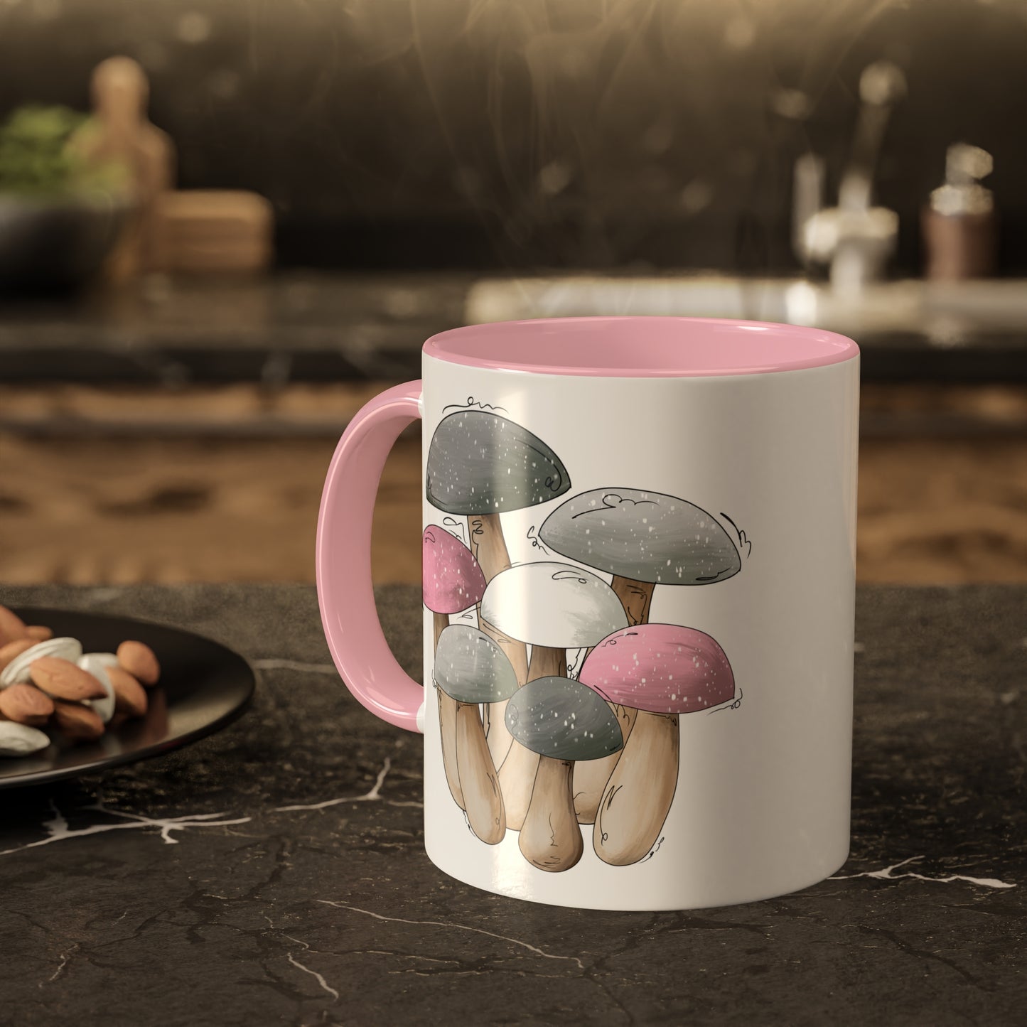 Demi Girl Pride Flag Mushrooms - Mug