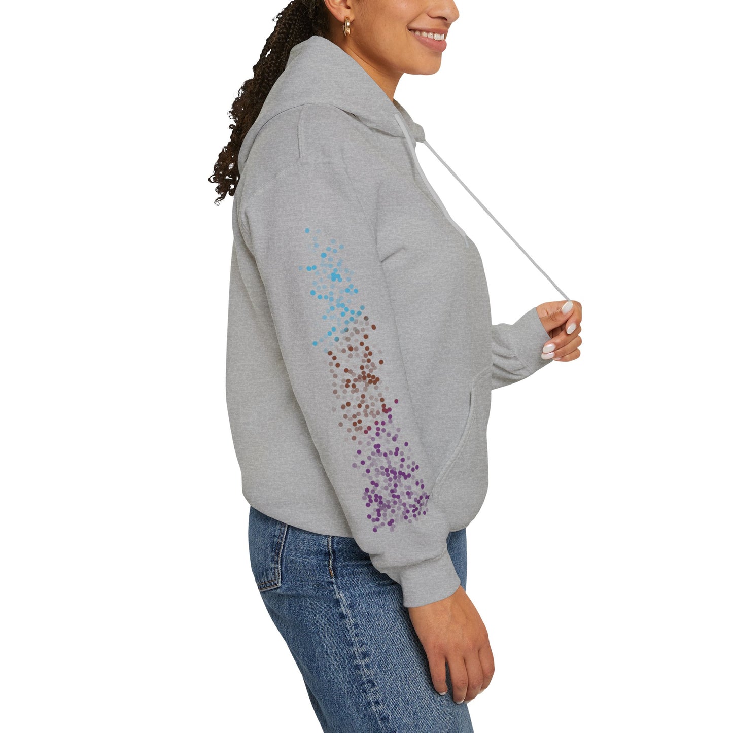 Androsexual Pride Flag Dots - Adult Unisex Hoodie