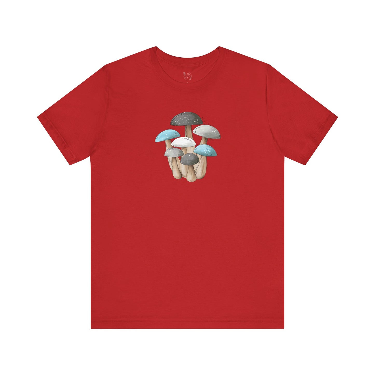 Demi Boy Pride Flag Mushrooms - Unisex T-Shirt