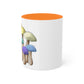 Genderfaun Pride Flag Mushrooms - Mug