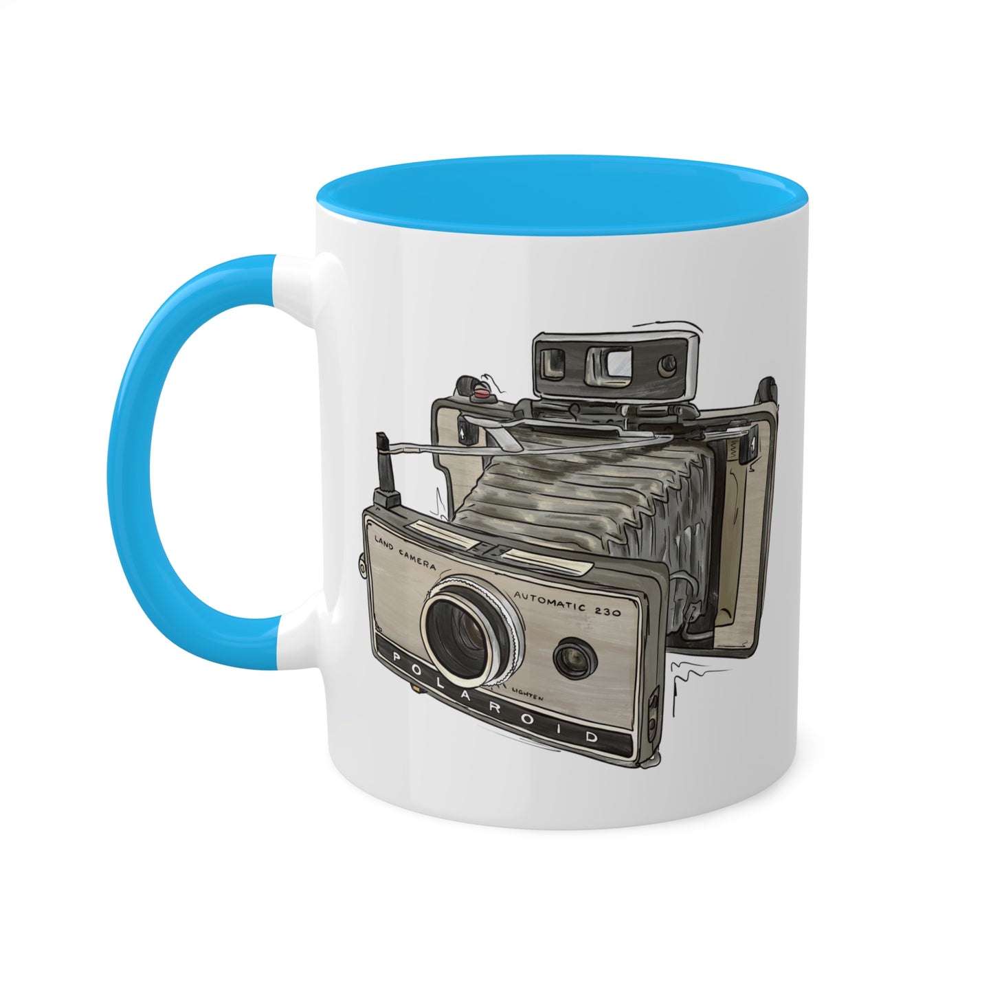 Camera, Polaroid Automatic 230 - Mug