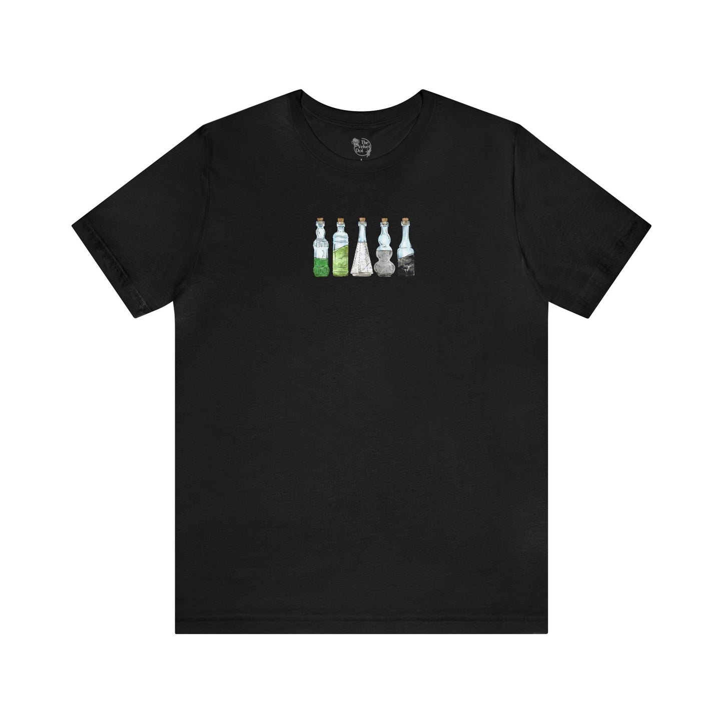 Aromantic Pride Flag Potion Bottles - Unisex T-Shirt