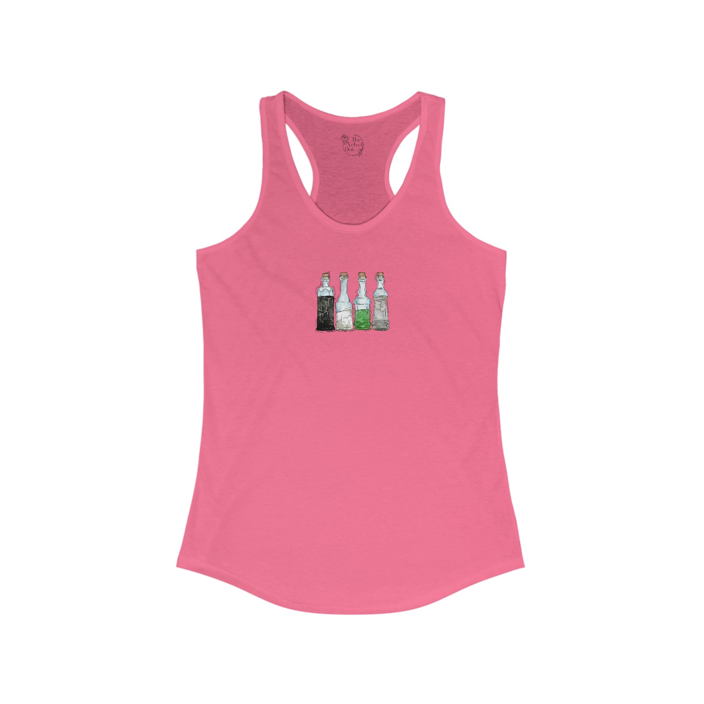 Demiromantic Pride Flag Potion Bottles - Womens Tank Top