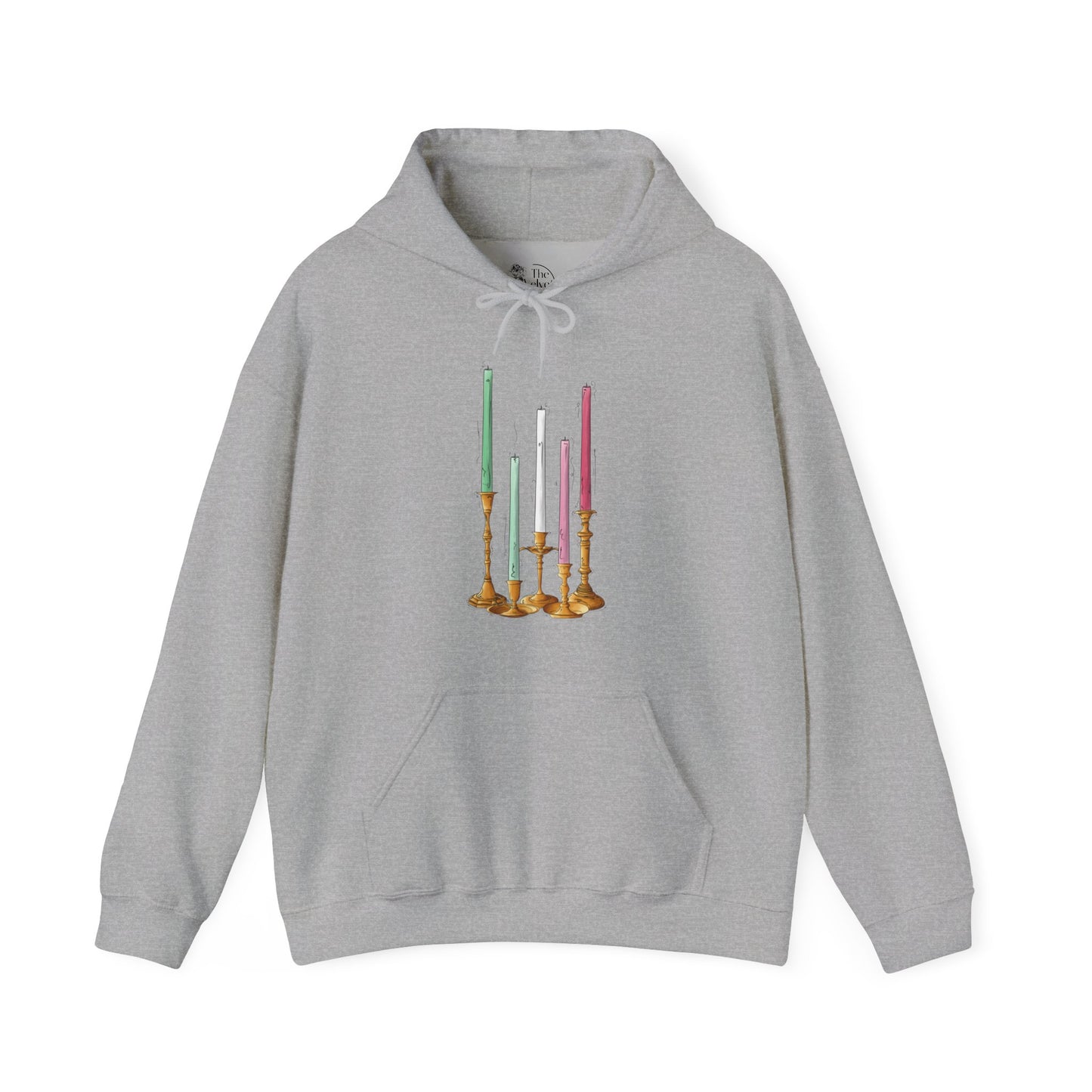 Abrosexual Pride Flag Candlesticks - Adult Unisex Hoodie