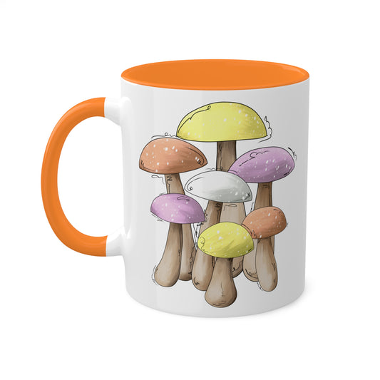 Pangender Pride Flag Mushrooms - Mug