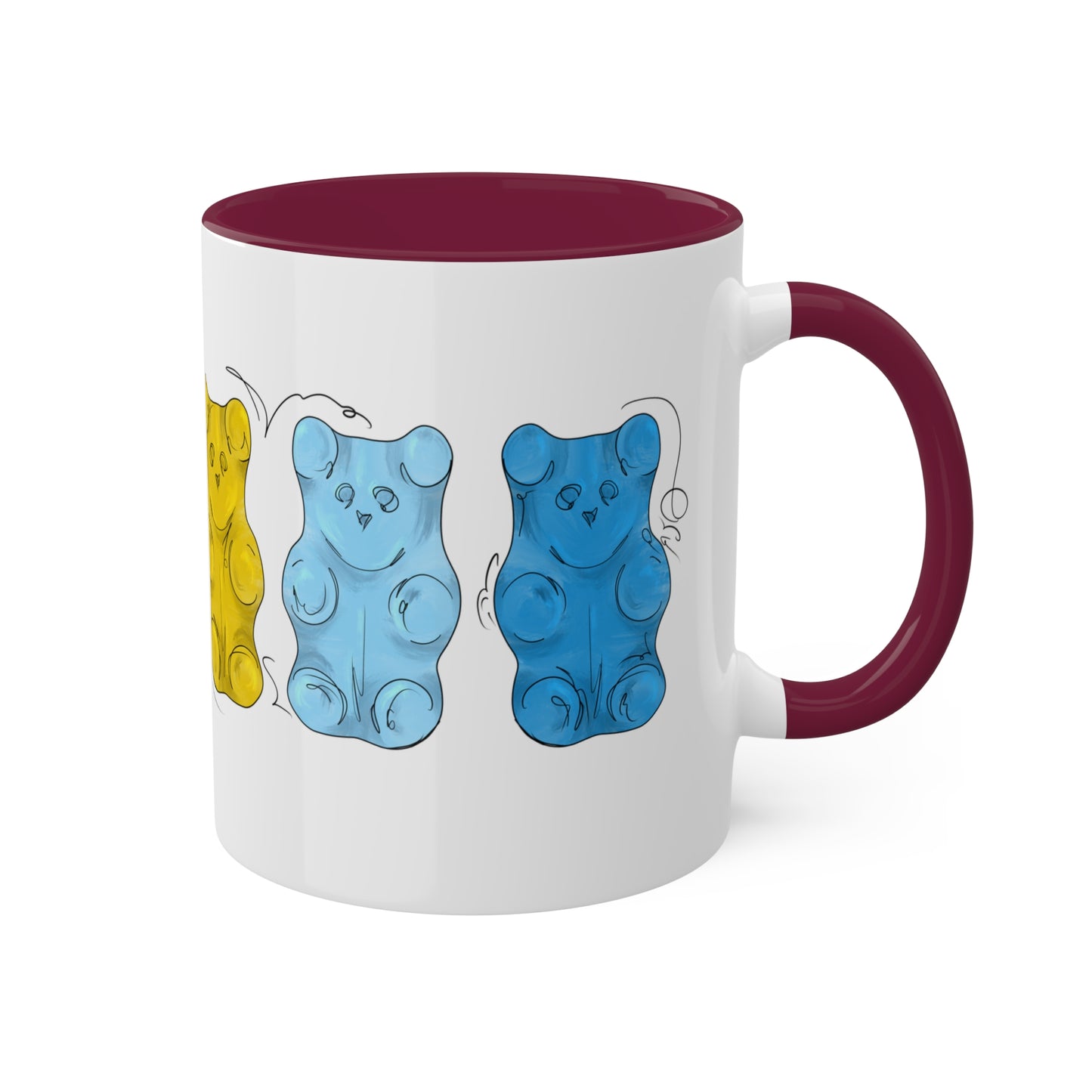 Copy of Panromantic Pride Flag Gummy Bears - Mug