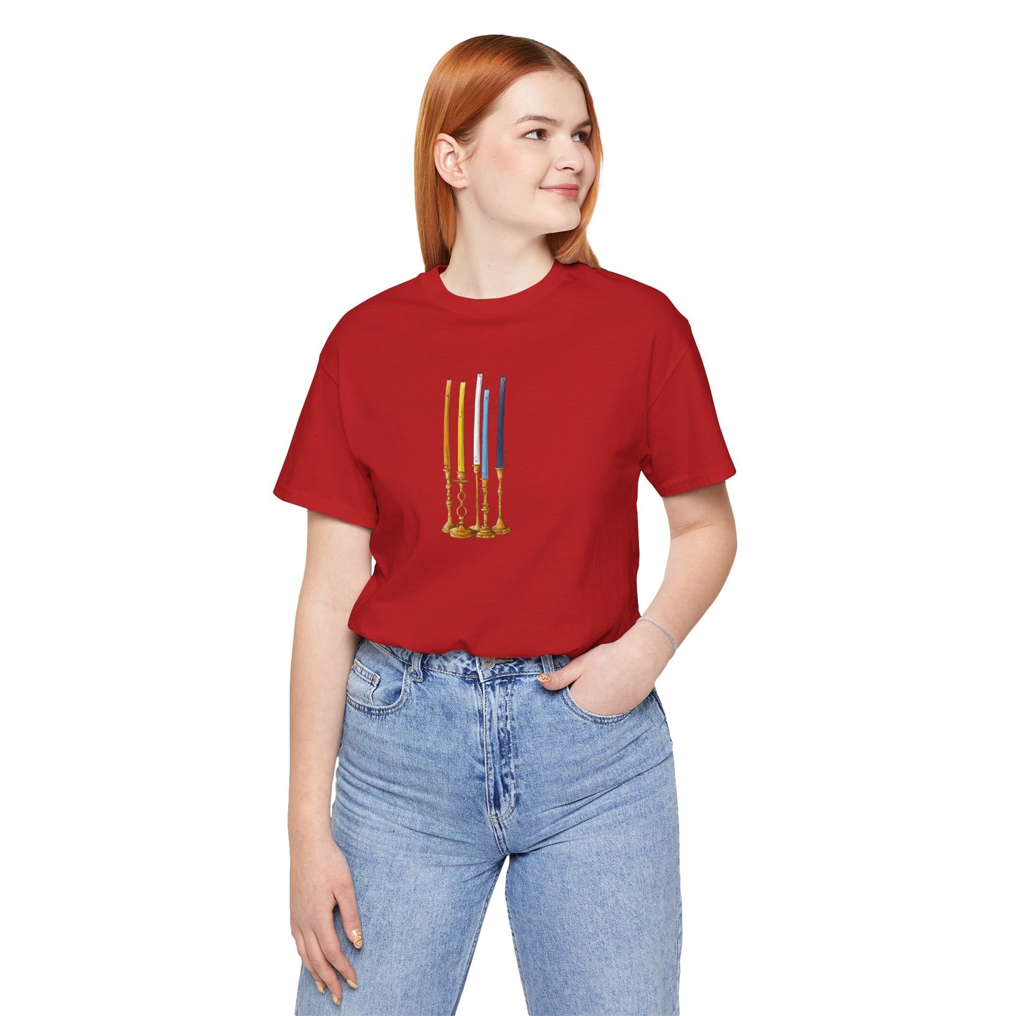 Aroace Pride Flag Candlesticks - Unisex T-Shirt