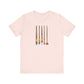 Abrosexual Pride Flag Paint Brushes - Unisex T-Shirt