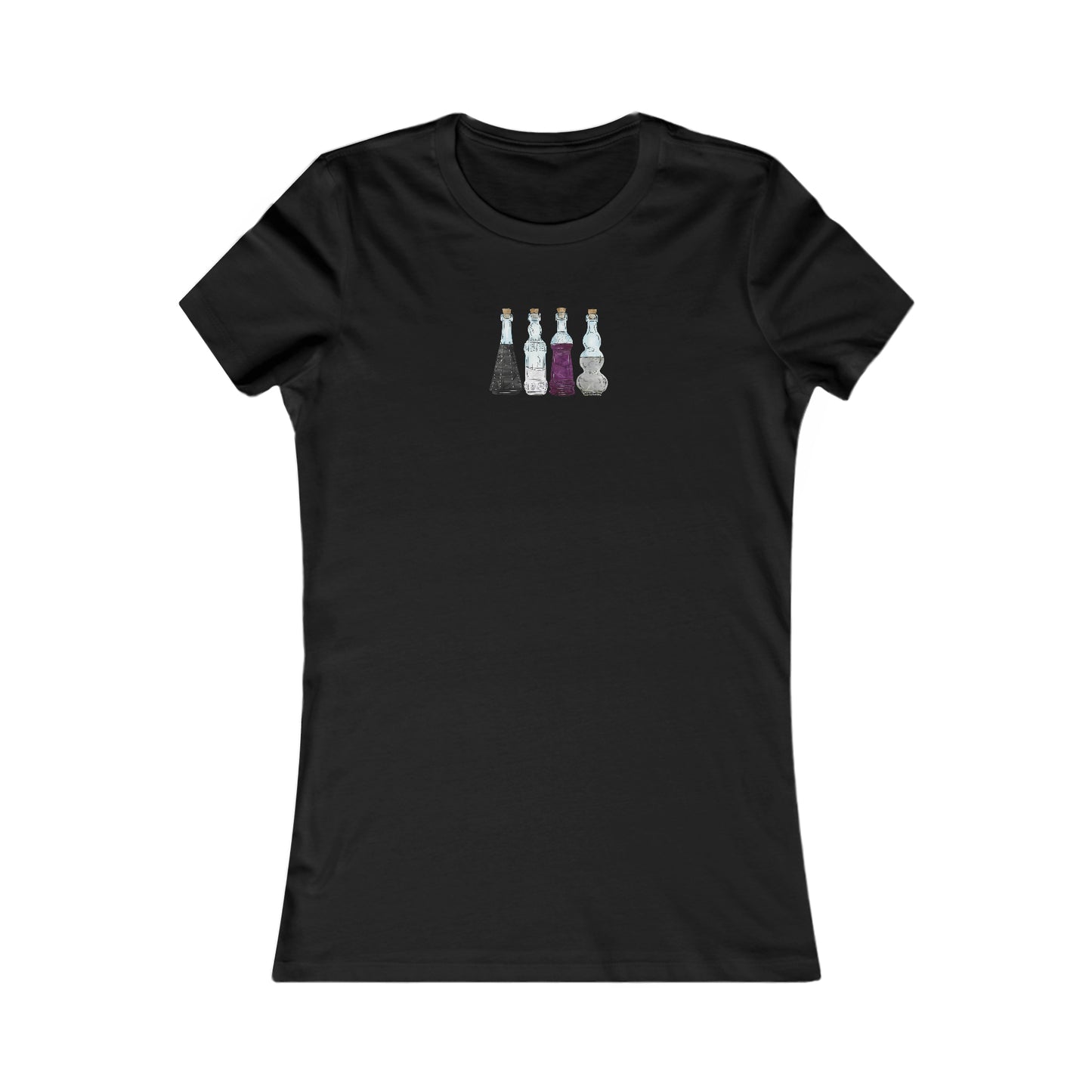 Demisexual Pride Flag Potion Bottles - Women's T-Shirt