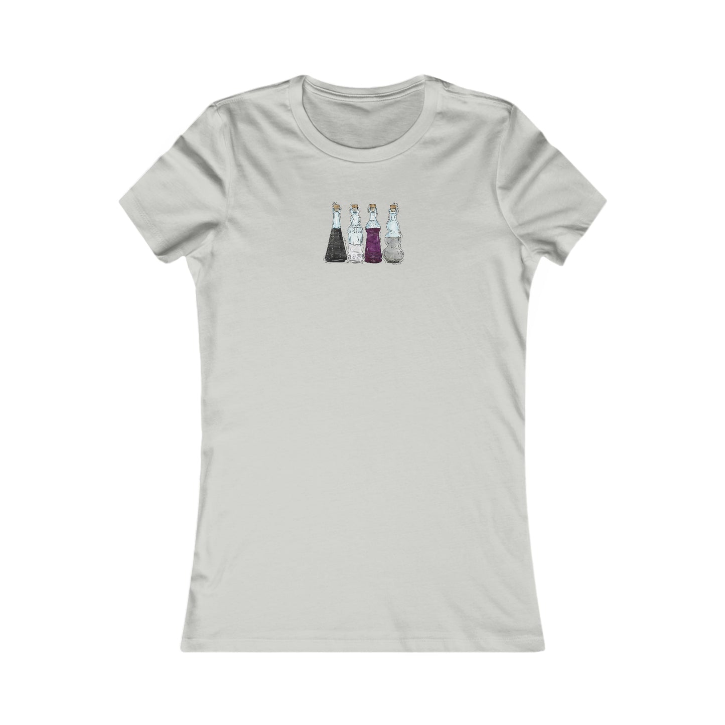 Demisexual Pride Flag Potion Bottles - Women's T-Shirt