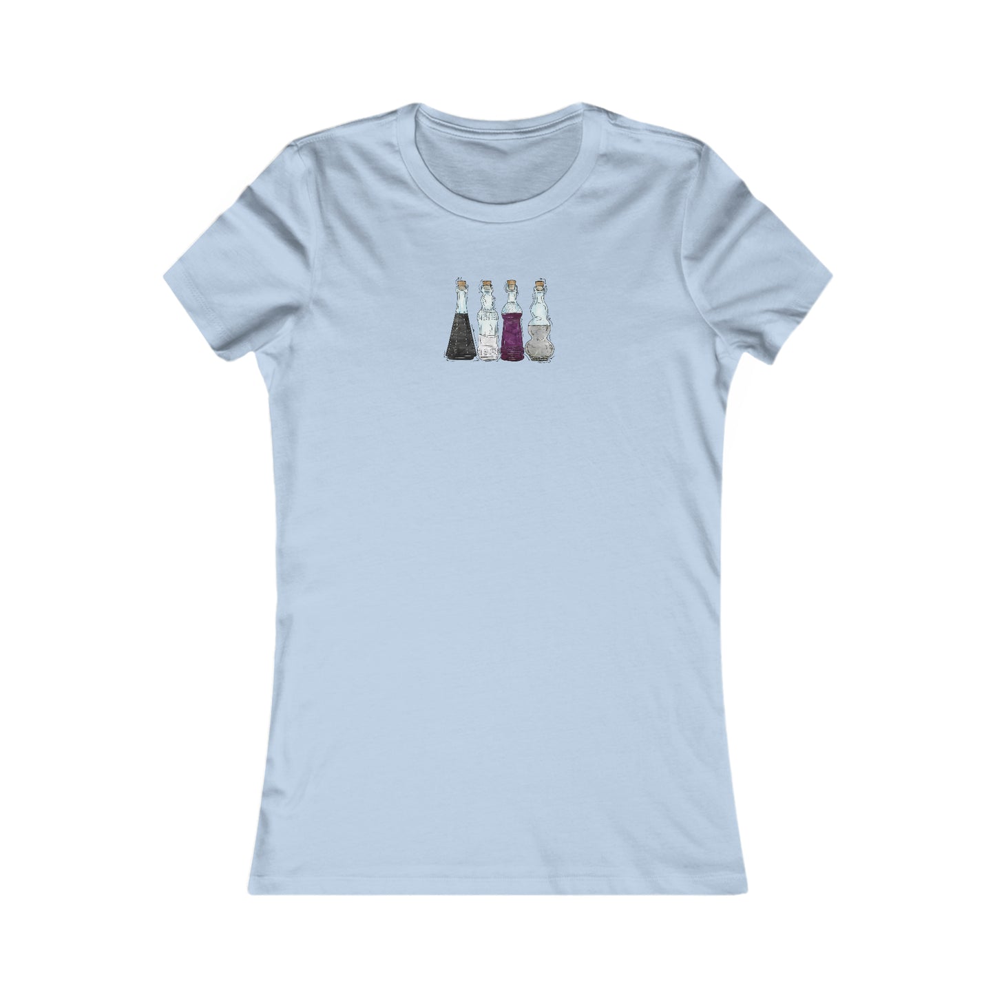 Demisexual Pride Flag Potion Bottles - Women's T-Shirt