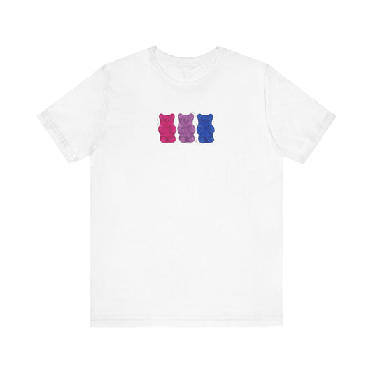 Bisexual Pride Flag Gummy Bears - Unisex T-Shirt