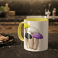 Nonbinary Pride Flag Mushrooms - Mug