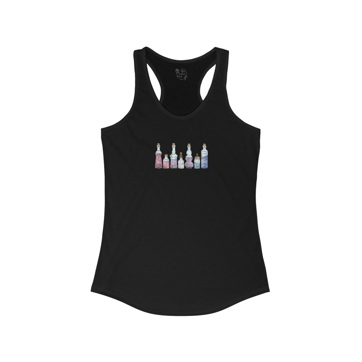 Bigender Pride Flag Potion Bottles - Womens Tank Top