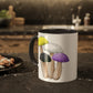 Nonbinary Pride Flag Mushrooms - Mug