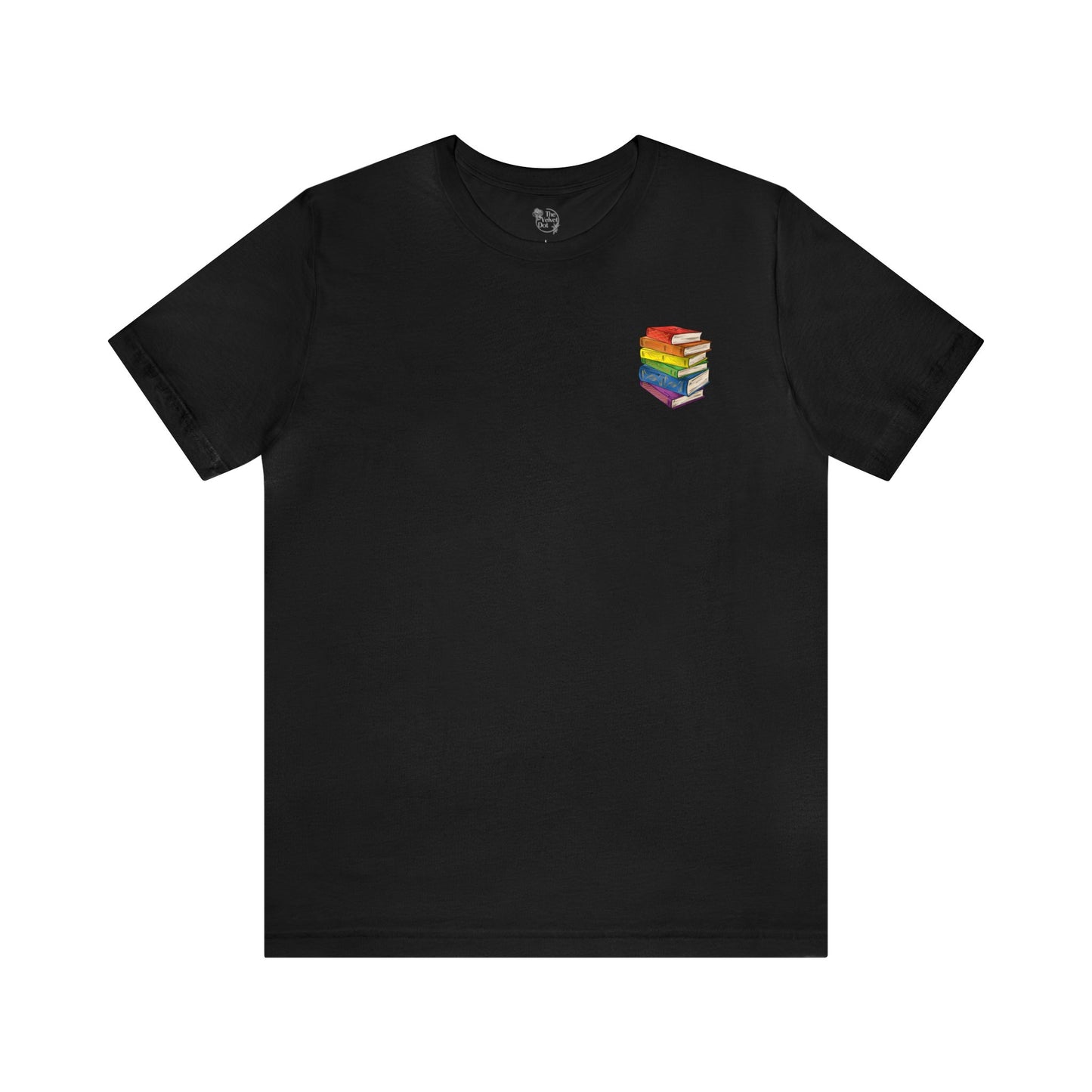 Gay Pride Flag Old Books - Unisex T-Shirt