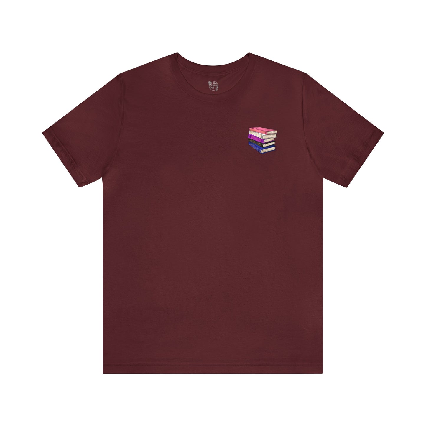 Genderfluid Pride Flag Old Books - Unisex T-Shirt
