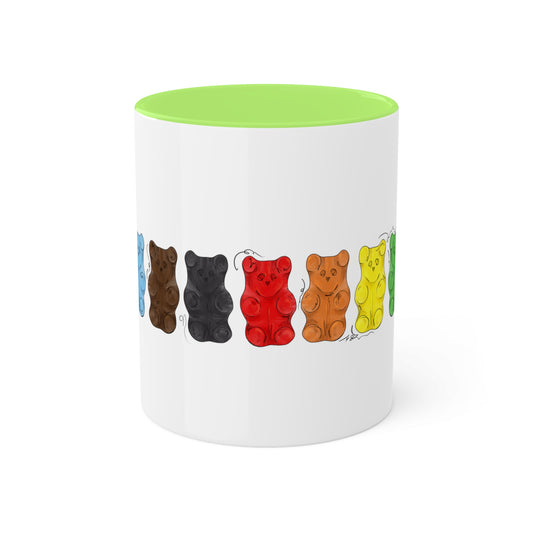 Progress Pride Flag Gummy Bears - Mug