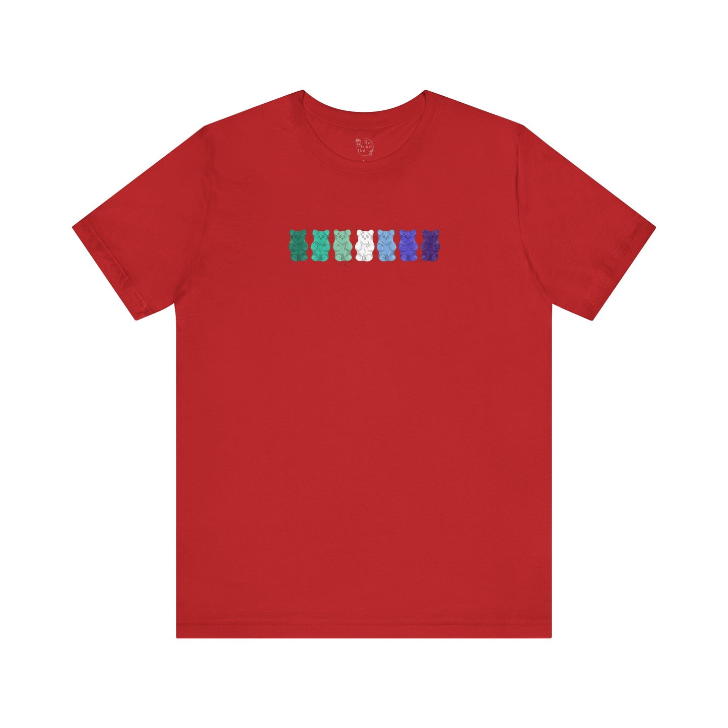 Gay Male Pride Flag Gummy Bears - Unisex T-Shirt