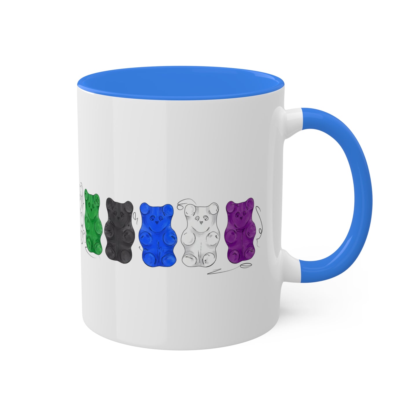 Straight Ally Pride Flag Gummy Bears - Mug