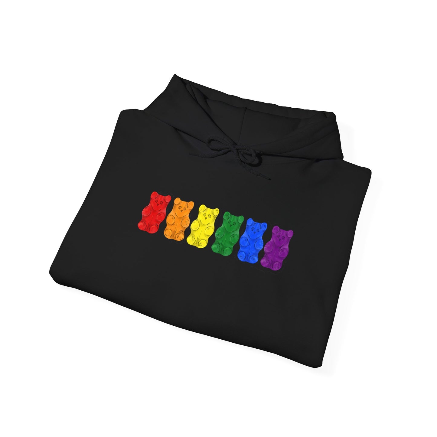 Gay Pride Flag Gummy Bears - Adult Unisex Hoodie