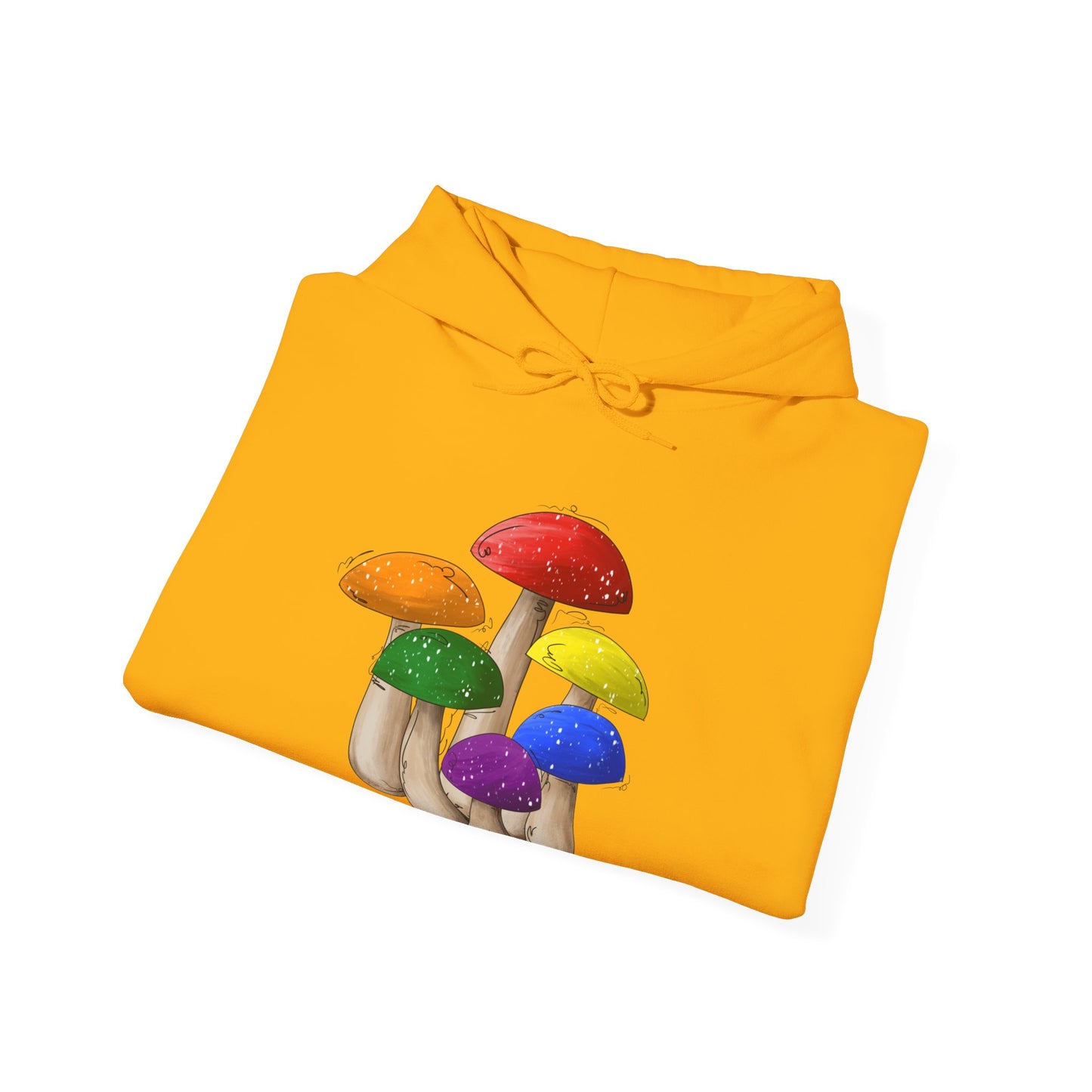 Gay Pride Flag Mushrooms - Adult Unisex Hoodie