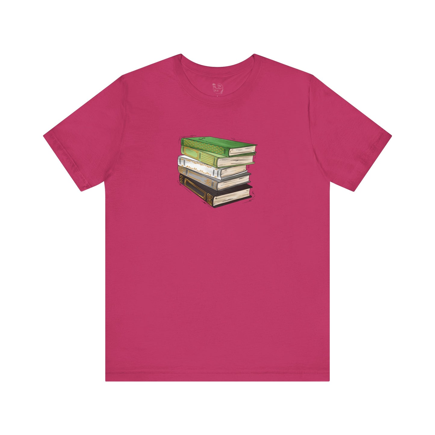 Aromantic Pride Flag Old Books - Unisex T-Shirt