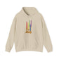 Gay Pride Flag Candlesticks - Adult Unisex Hoodie