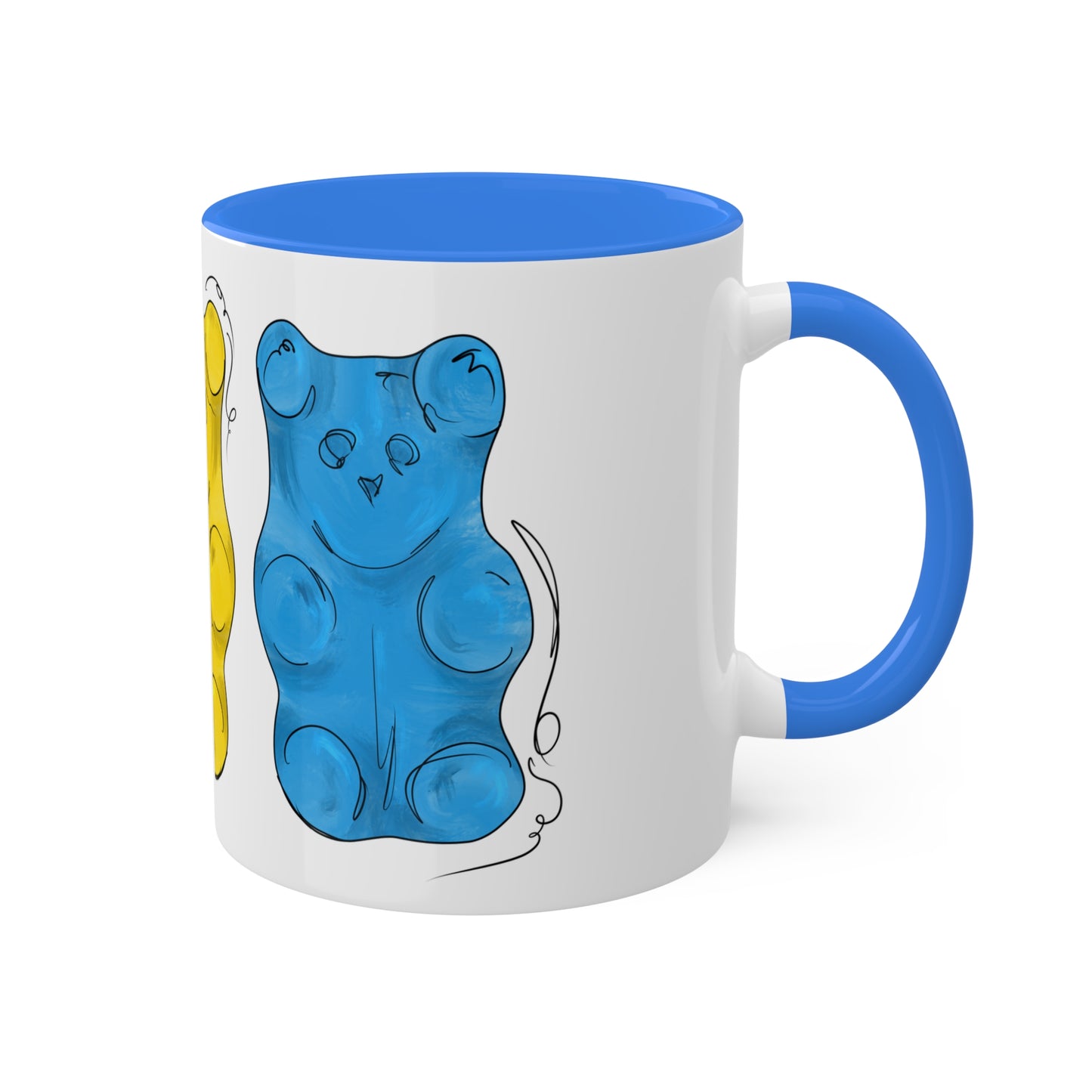 Pansexual Pride Flag Gummy Bears - Mug