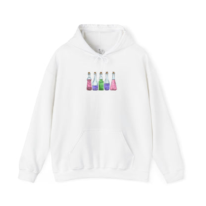 Trigender Pride Flag Potion Bottles - Adult Unisex Hoodie