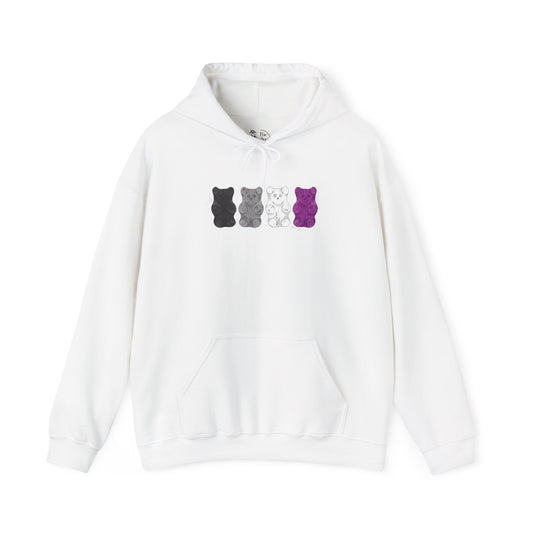 Asexual Pride Flag Gummy Bears - Adult Unisex Hoodie