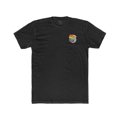 Gay Pride Flag Old Books - Men's T-Shirt